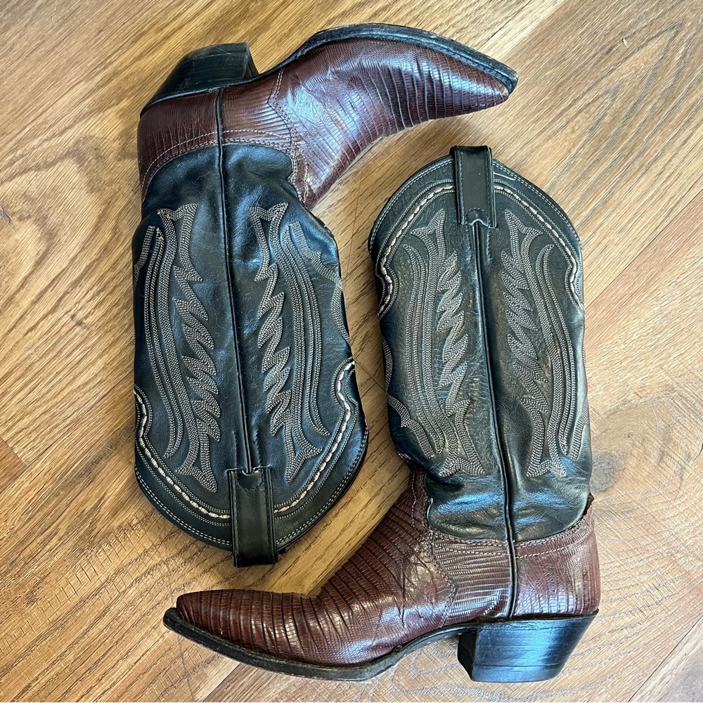 Vintage Justin Cowboy Boots Size 5 - Picture 6 of 9